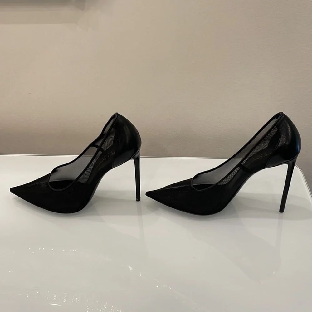 Saint Laurent Tulle Pumps - Picture 6 of 8